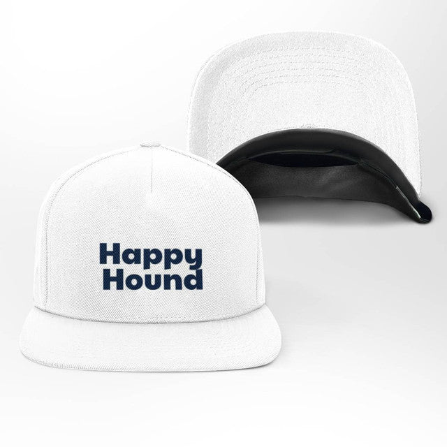 Happy Hound Text Snapback