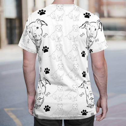 Pitbull All Over T-shirt