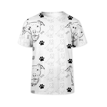 Pitbull All Over T-shirt