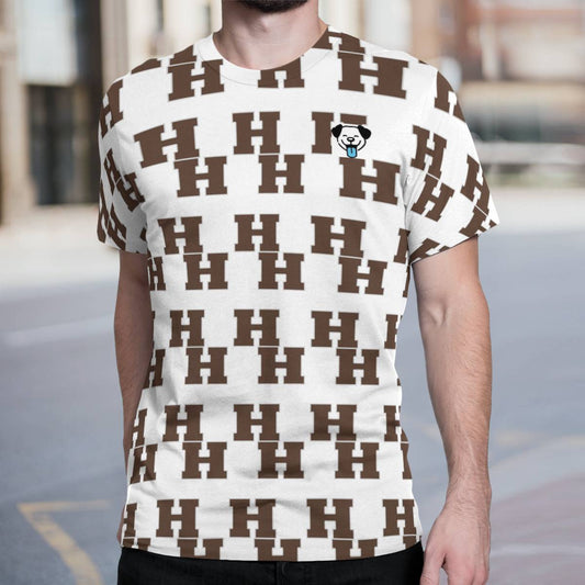 Happy Hound traditional monogram T-shirt